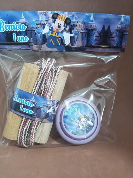 Kit Corda e Ioio Personalizados Mickey Realeza
