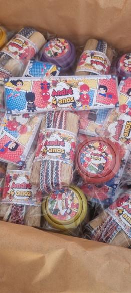 Kit Corda e Ioio Personalizados Super Herois Cute