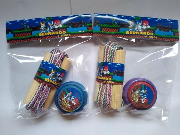 Kit Corda e Ioio Personalizados Sonic