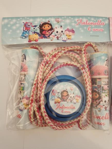 Kit Corda Personalizada e Ioio Casa Magica Gaby