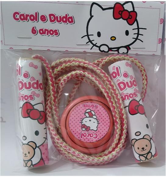 Kit Corda Personalizada e Ioio e Hello Kitty