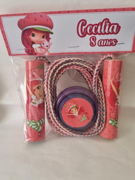 Kit Corda Personalizada e Ioio Moranguinho