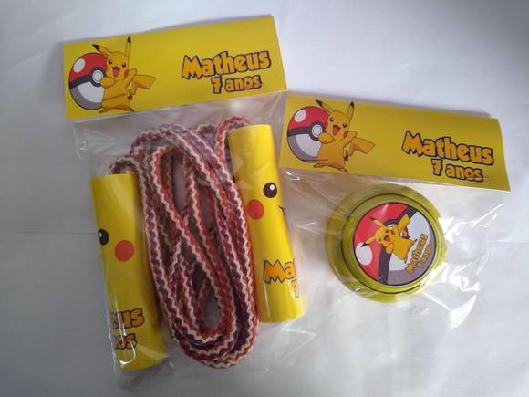 Kit Corda Personalizada e Ioiô Pokemon