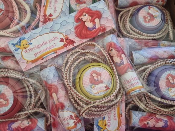 Kit Corda Personalizada e Ioio Pequena Sereia