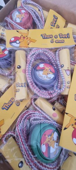 Kit Corda Personalizada e Ioiô Pokemon
