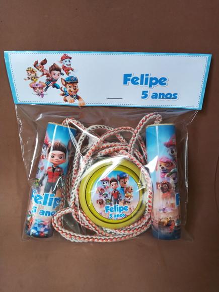 Kit Corda Personalizada e Ioio Patrulha Canina