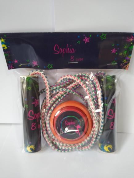 Kit Corda Personalizada e Ioio Neon
