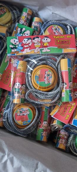 Kit Corda Personalizada e Ioio Turma da Monica