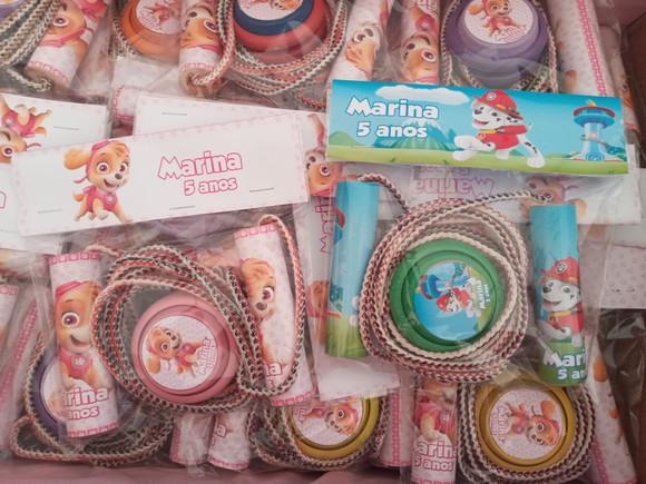 Kit Corda Personalizada e Ioio Patrulha Canina