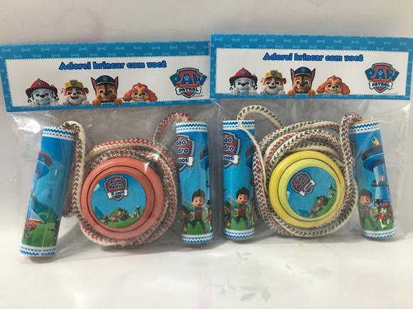 Kit Corda Personalizada e Ioio Patrulha Canina