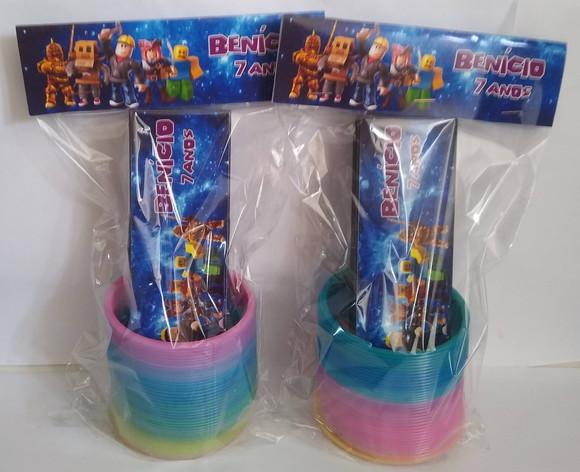 Kit Domino e Mola Personalizado Roblox
