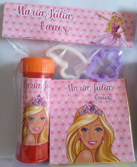 Kit Massinha e Bolinha de Sabão Barbie