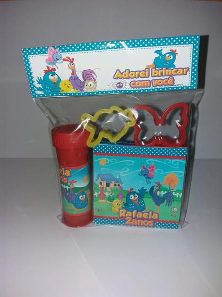 Kit Massinha e Bolinha de Sabão Galinha Pintadinha