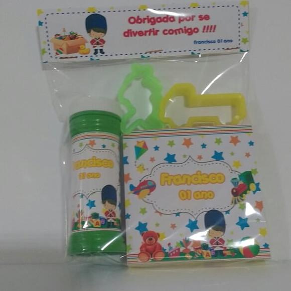 Kit Massinha e Bolinha e Sabão Brinquedos Antigos