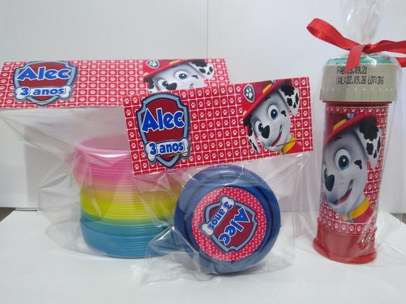 Kit Mola e Ioio e Bolinha de Sabão Patrulha Canina