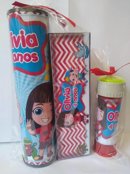 Kit Pega Vareta Domino e Bolinha de Sabão Gi