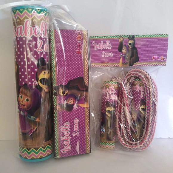 Kit Pega Vareta Dominó e Corda Personalizada