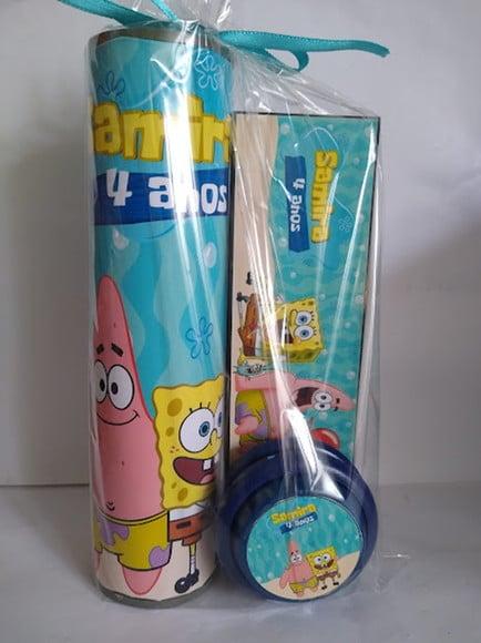 Kit Pega Vareta Domino e Ioio Bob Esponja