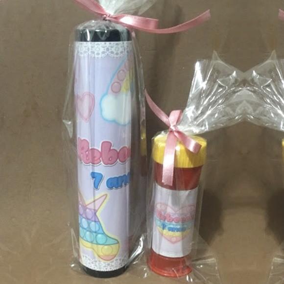 Kit Pega Vareta e Bolinha de Sabão Pop It