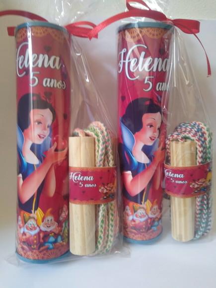 Kit Pega Vareta e Corda de Pular Branca de Neve
