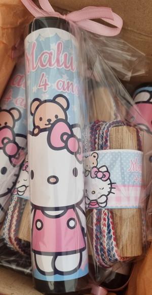 Kit Pega Vareta e Corda de Pular Hello Kitty