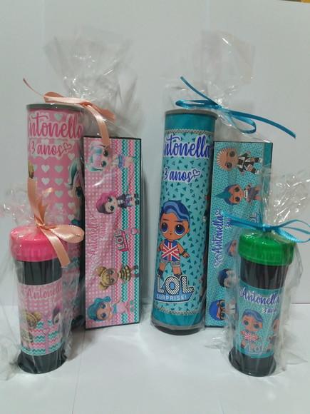 Kit Pega Vareta Domino e Bolinha de Sabão Lol