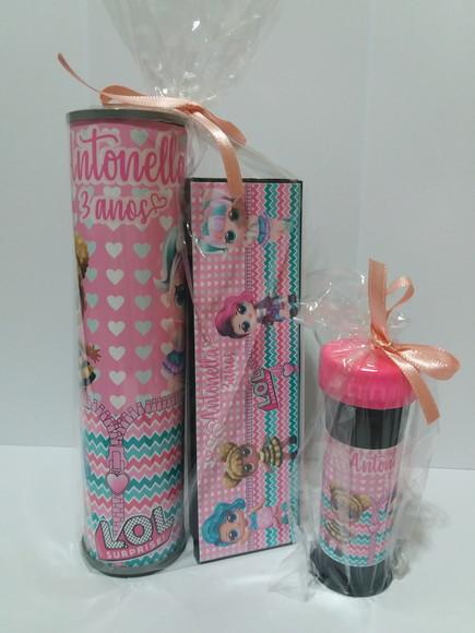 Kit Pega Vareta Domino e Bolinha de Sabão Lol