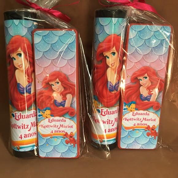 Kit Pega Vareta e Domino Pequena Sereia