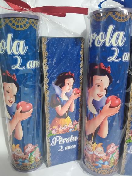 Kit Pega Vareta e Domino Personalizado Branca de Neve