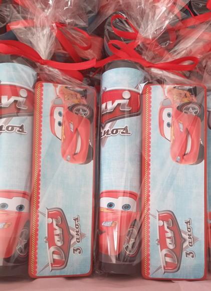 Kit Pega Vareta e Domino Personalizado Carros