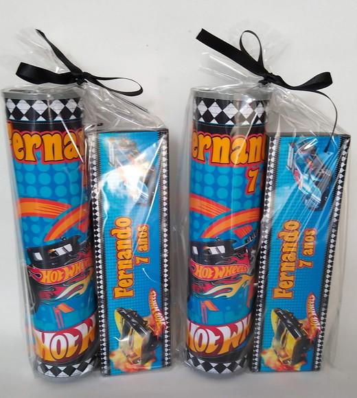 Kit Pega Vareta e Domino Personalizado Hotwheels