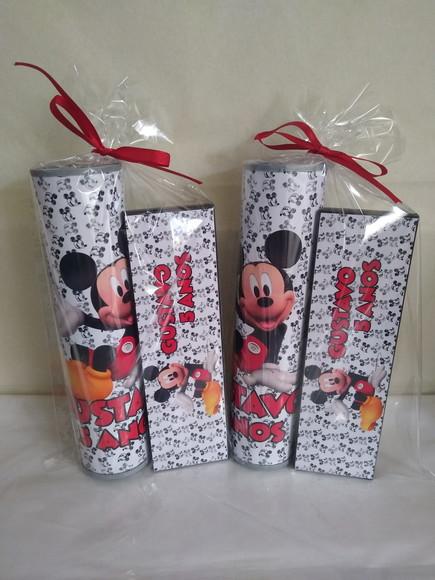 Kit Pega Vareta e Domino Personalizado Mickey