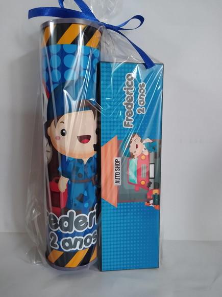 Kit Pega Vareta e Domino Personalizado Oficina Mecanica