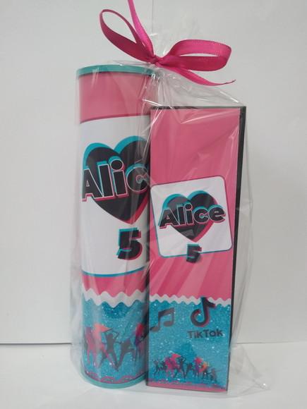 Kit Pega Vareta e Domino Personalizado Tiktok