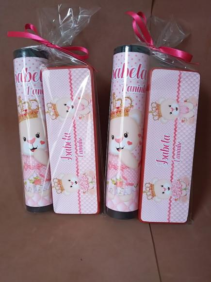 Kit Pega Vareta e Domino Ursinha Rosa
