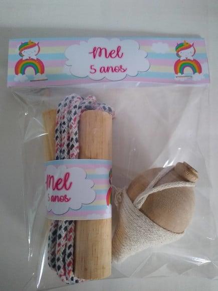 Kit Pião e Corda Unicornio