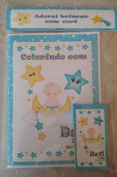 Livro de Colorir c/ Giz
