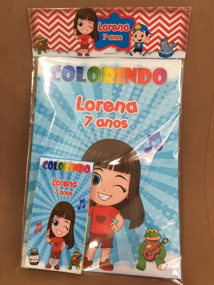 Livro de Colorir c/ Giz Gi Neto
