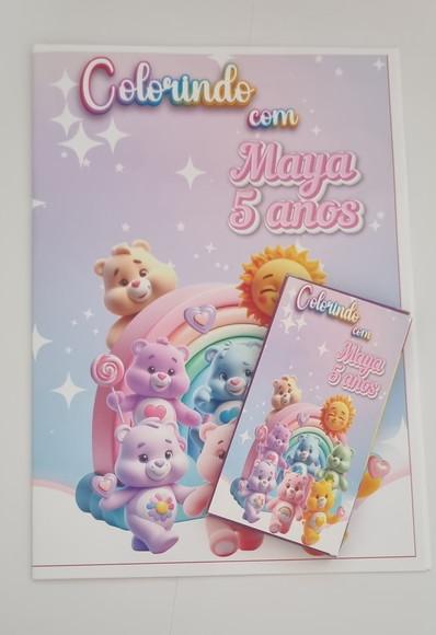 Livro de Colorir c/ Giz Ursinhos Carinhosos