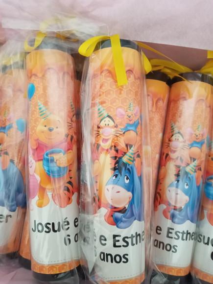 Pega Vareta Personalizada Ursinho Pooh