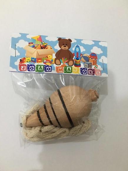 Pião Personalizado Brinquedos