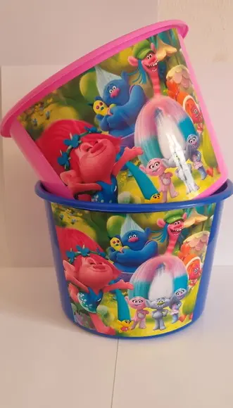 Balde de Pipoca Personalizado Trolls