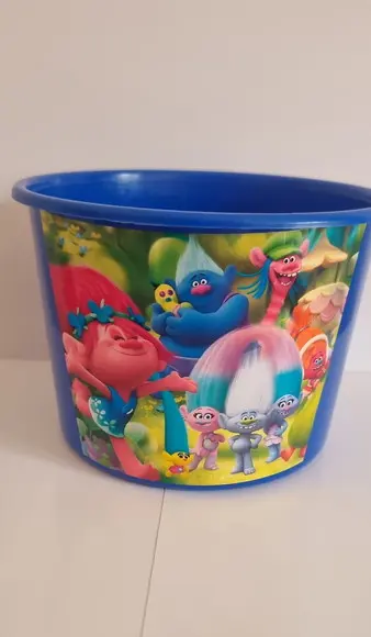 Balde de Pipoca Personalizado Trolls
