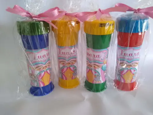 Bolinha de Sabão Personalizada Circo Rosa