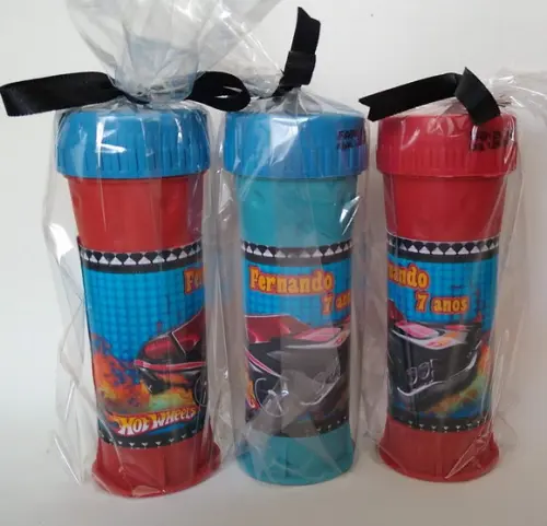 Bolinha de Sabão Personalizada Hotwheels
