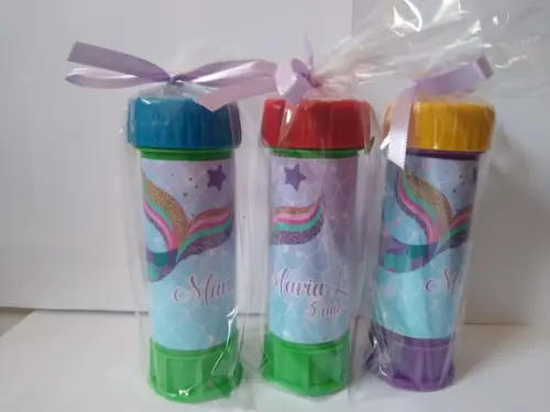 Bolinha de Sabão Personalizada Sereia
