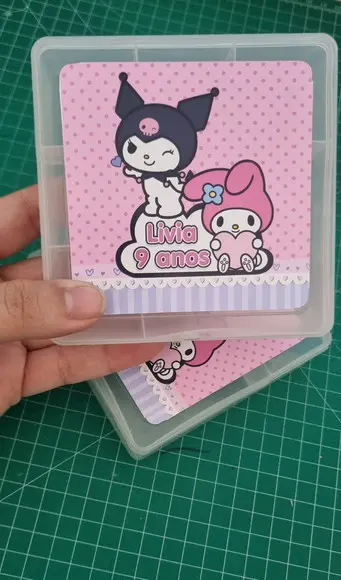 Caixa Guloseimas Kuromi e My Melody