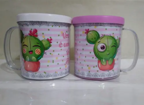 Caneca Acrilica Rosqueavel Personalizada