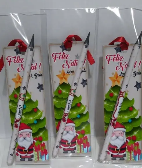Card Lapis Personalizado Feliz Natal
