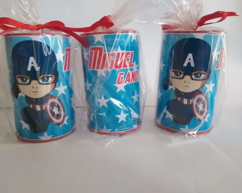 Cofrinho Personalizado Capitão America